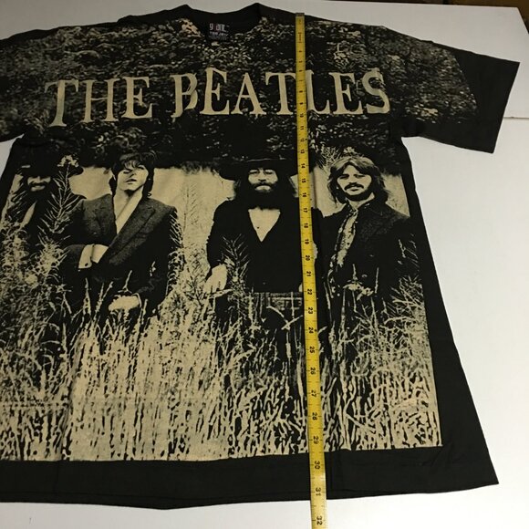 The Beatles Apple Corps All Over Print T-Shirt Large (Tag XL) Giant Modern - Picture 5 of 5